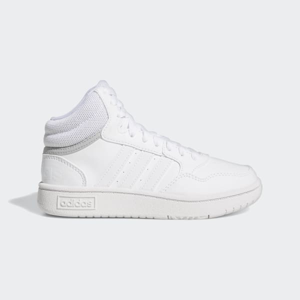 Blanco Zapatilla Hoops Mid