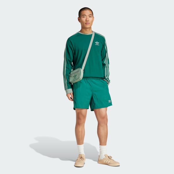 Green Adicolor Classics 3-Stripes Long Sleeve Long-Sleeve Top