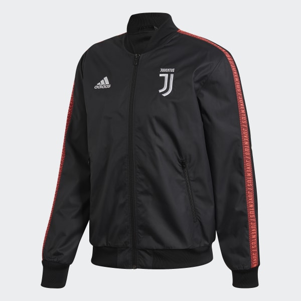 adidas Juventus Anthem Jacket - Black 