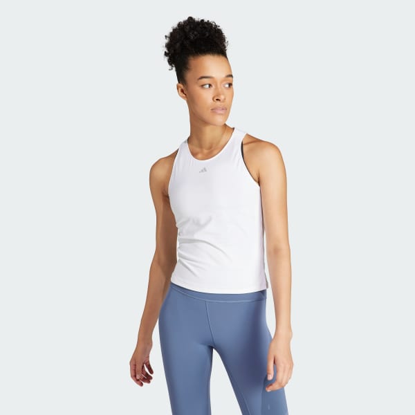 White Yoga Studio Tank Top