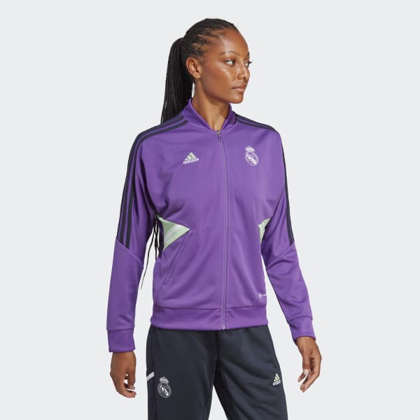 Purple Real Madrid Condivo 22 Training Track Jacket
