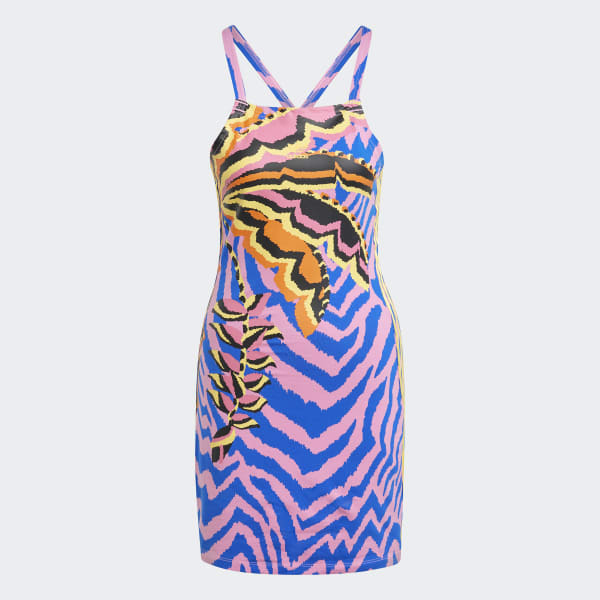 【Adidas コリア】 3-Stripes Loose Mini Dress adidas_X_FARM_Rio_3-