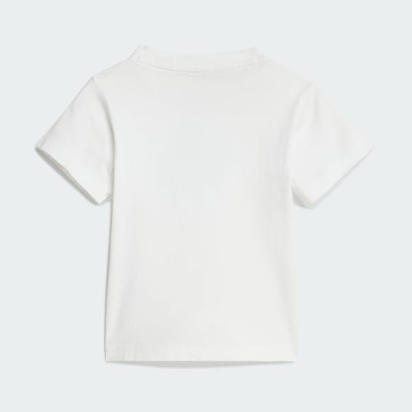 Blanco Conjunto Polera Essentials Niños