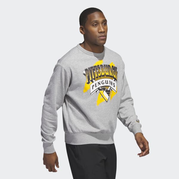 Women's Pittsburgh Penguins adidas Heathered Gray Alternate Logo Pullover  Sweatshirt