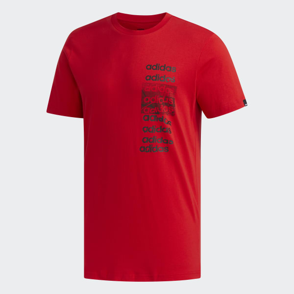 Polo sales rojo adidas