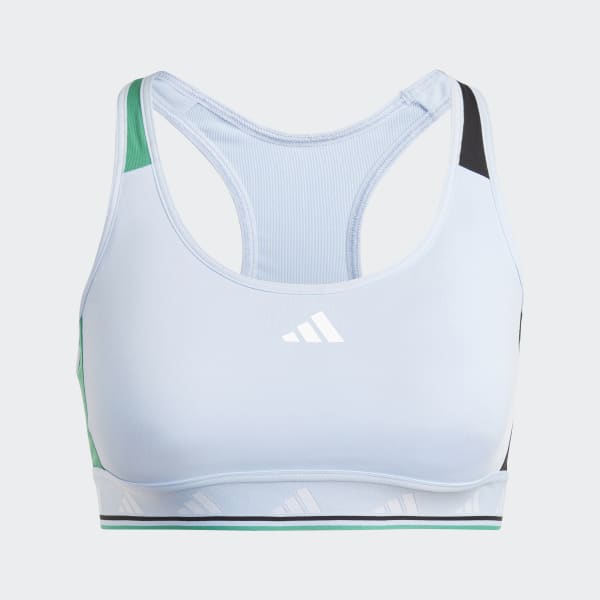 Blau Powerreact Training Medium-Support Techfit Sport-BH
