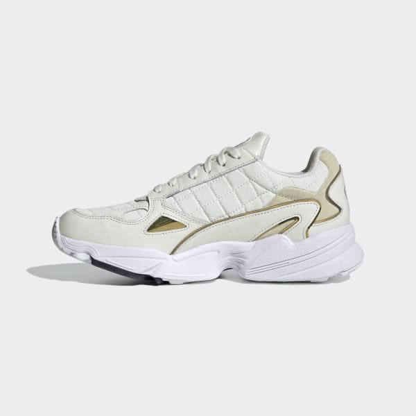 Adidas falcon blanche et jaune new arrivals