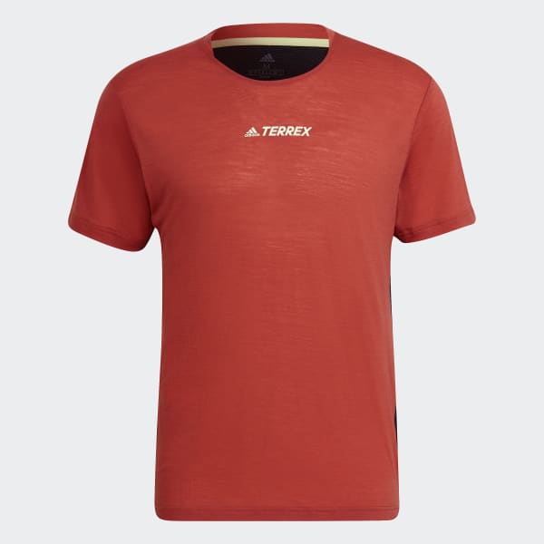 oranzová Tričko Terrex Agravic Pro Wool JMM18