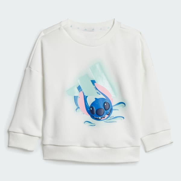 Blanco Conjunto adidas Disney Lilo & Stitch Jogger Niños