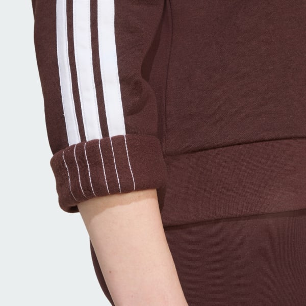 Essentials 3-Stripes Fleece Sweatshirt