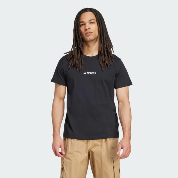Preto T-shirt AOP TERREX
