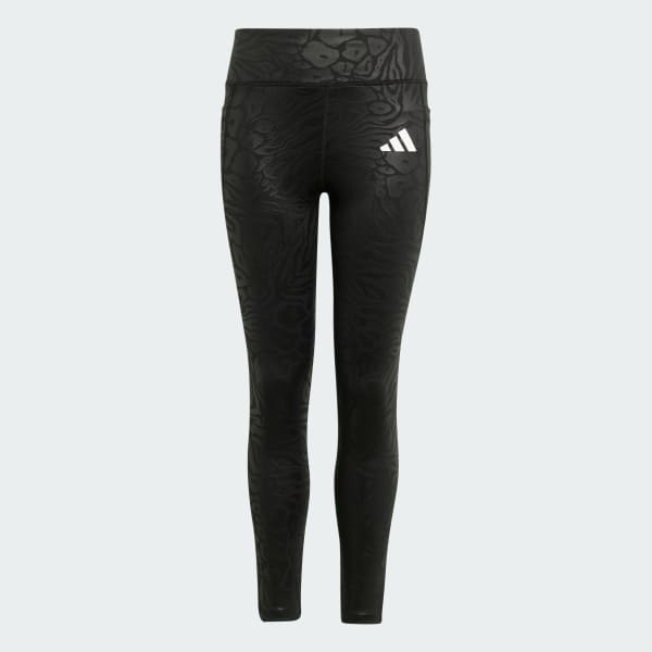 Sort All Sports Optime tights med dyreprint