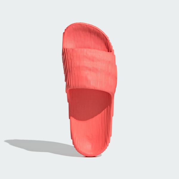 Red adidas sliders top