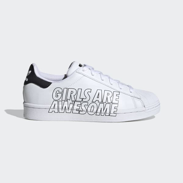 girls all white adidas