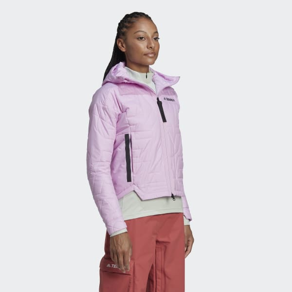 Purple Terrex MYSHELTER PrimaLoft Hooded Padded Jacket