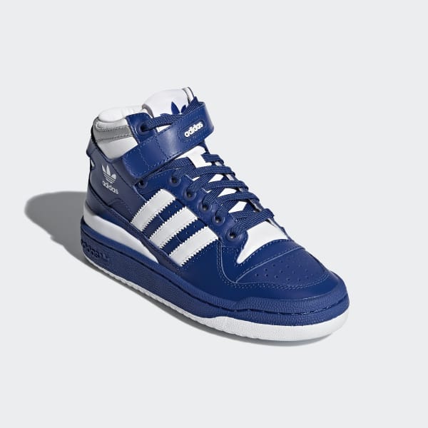 adidas Forum Mid Shoes - Blue | adidas UK