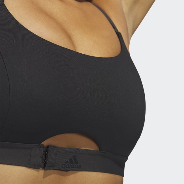 adidas Aeroimpact Luxe Training Light-Support Bra - Black