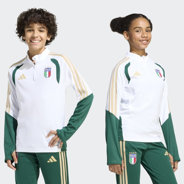 adidas Italy 26 Tiro Kids Training Top - White | Free Shipping