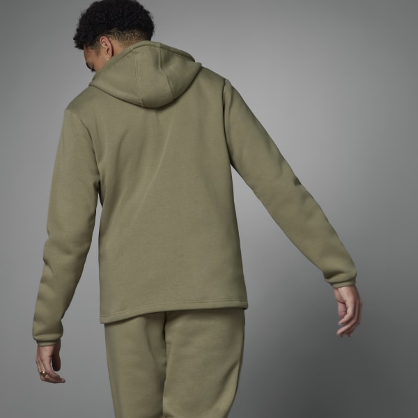 Zielony Sportswear Fleece Hooded Track Top NPW65