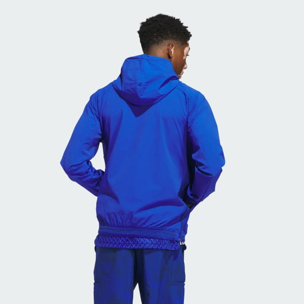 Blue Adicross Anorak Pullover