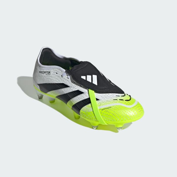 Branco Botas de Futebol Predator Pro – Piso mole
