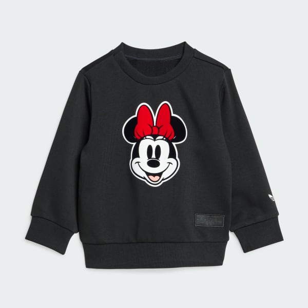 ブラック ADIDAS DISNEY ミッキーマウス クルーセットアップ