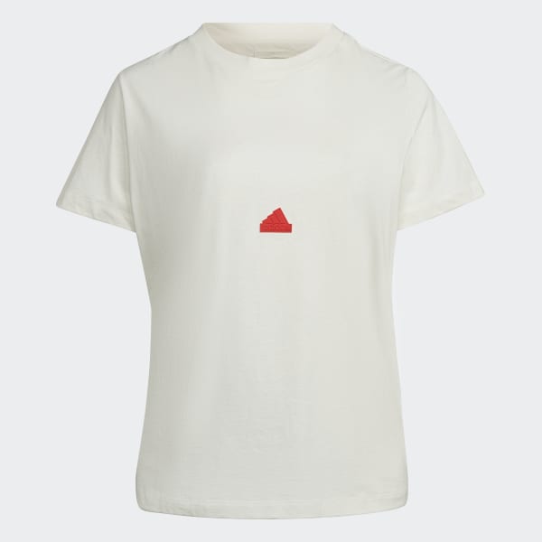 Branco T-shirt (Plus Size) CV935