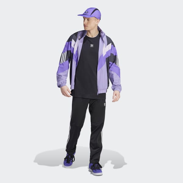Jacket Track US Lifestyle | Men\'s adidas Purple Woven - adidas | Rekive