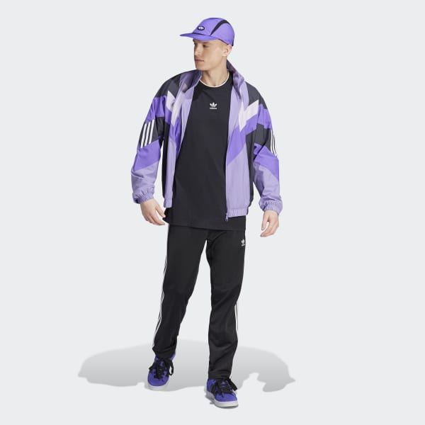 adidas Rekive Woven Track Jacket Purple adidas Thailand