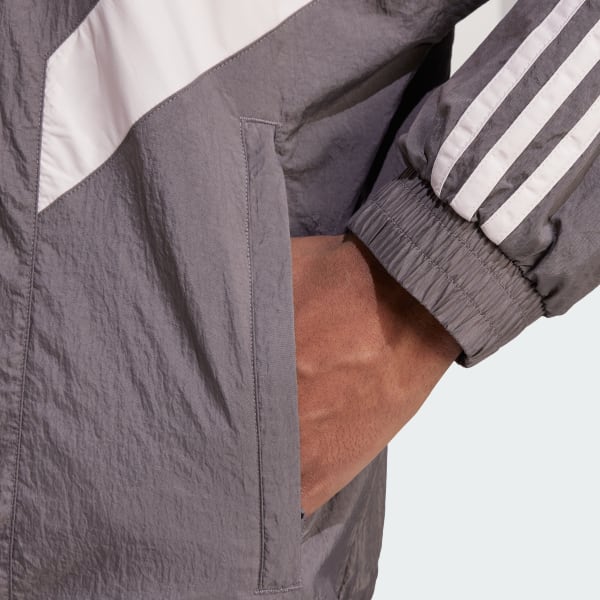 adidas Real Madrid Originals Track Top - Brown | Free Shipping with adiClub  | adidas US