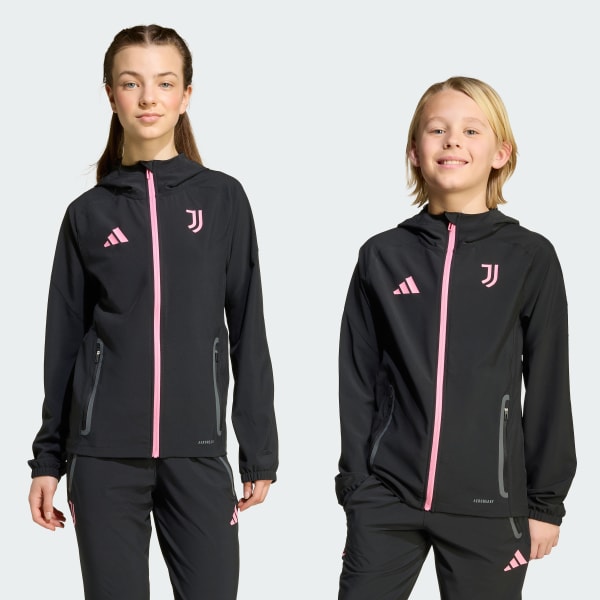 Noir Veste de voyage Juventus Tiro 25 Competition Vis Tech