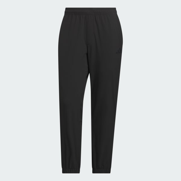 ブラック エッセンシャルプラス レギュラーフィット ストレッチ ウーブン フルレングス ジョガー パンツ