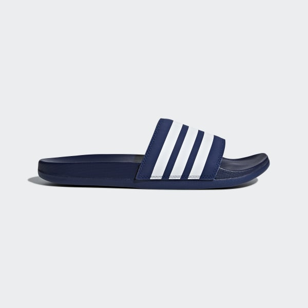 adidas blue slide flip flops