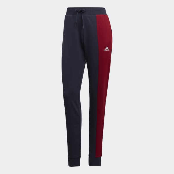 Blu Pantaloni Essentials Colorblock