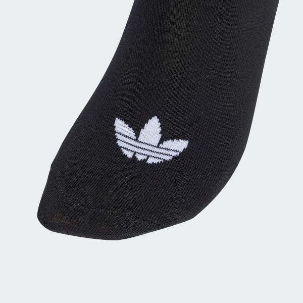 Schwarz Liner Socken, 6 Paar