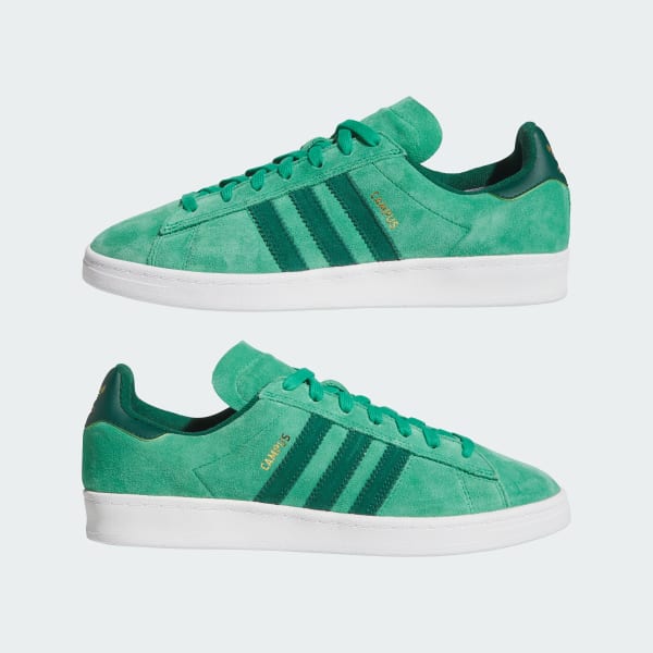 adidas Campus ADV Shoes - Green | Free Shipping with adiClub