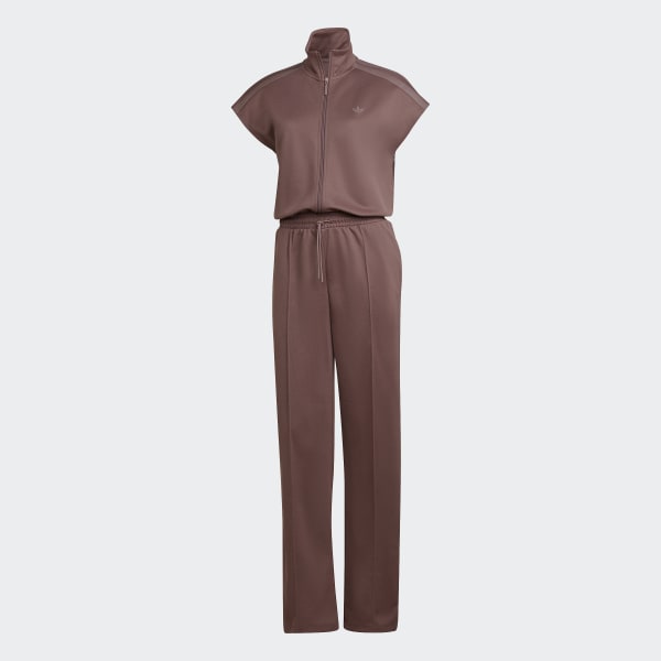 Paars Adicolor Contempo Chunky 3-Stripes Jumpsuit YY036