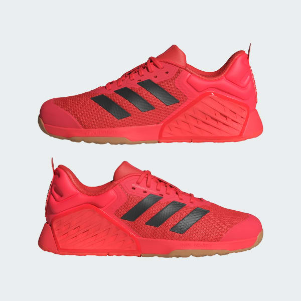 Adidas red training shoes clearance
