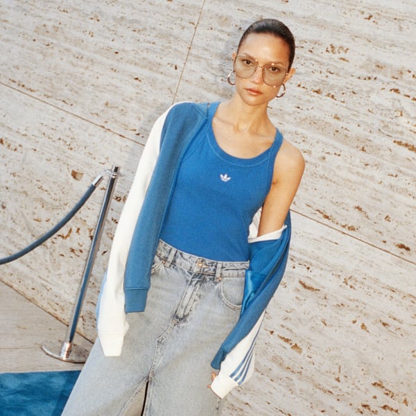 Blue Premium Essentials Tank Top