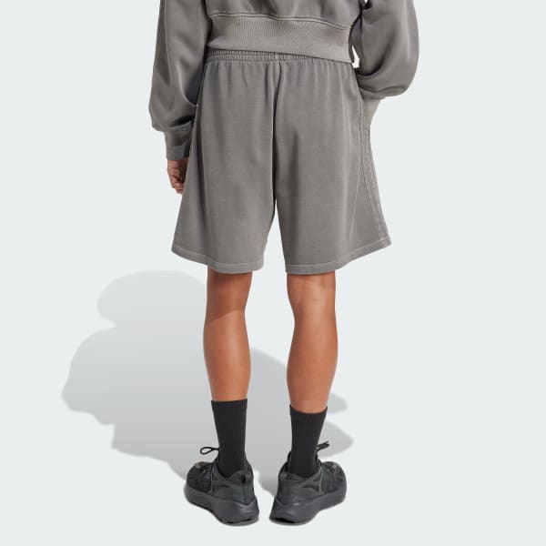 adidas ALL SZN French Terry Washed 8 Inch Shorts - Black