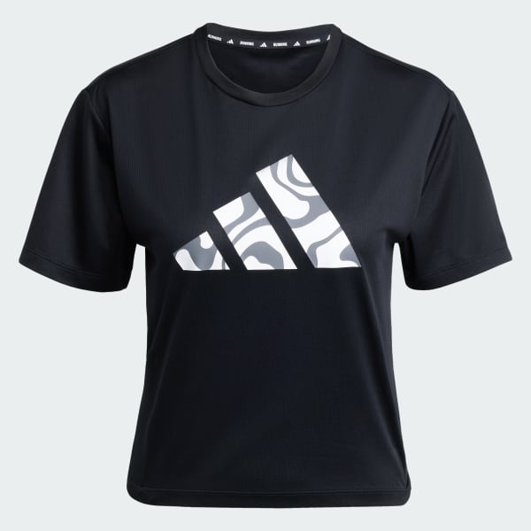 Negro Polera Run It Brand Love