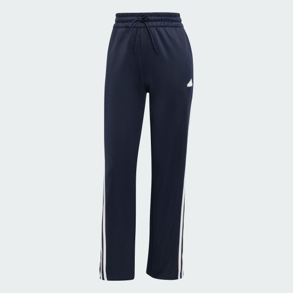 Blauw Iconic Wrapping 3-Stripes Snap Trainingsbroek