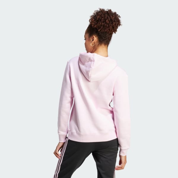 Rosado Polera con capucha Essentials Big Logo Regular Fleece
