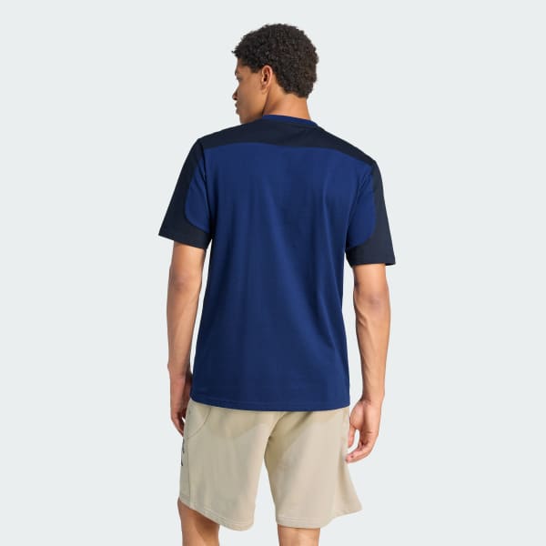 สีน้ำเงิน เสื้อยืด COLLEGIATE