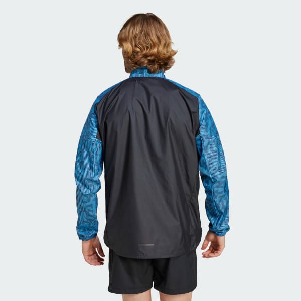 Azul Corta Viento Estampado Terrex Trail Running