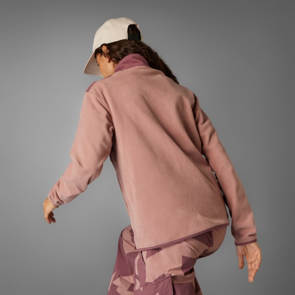 Chaqueta Terrex Multi Cierre Frontal Tela Fleece - Rosado adidas
