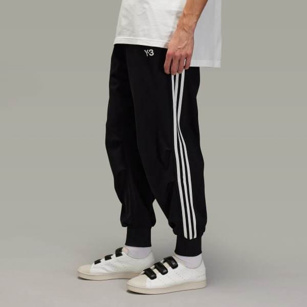 Μαύρο Y-3 3-Stripes Cuffed Track Pants