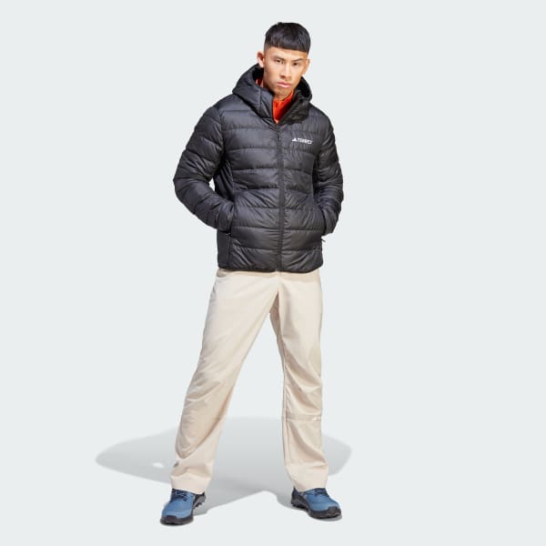 Adidas terrex light shop down hooded jacket