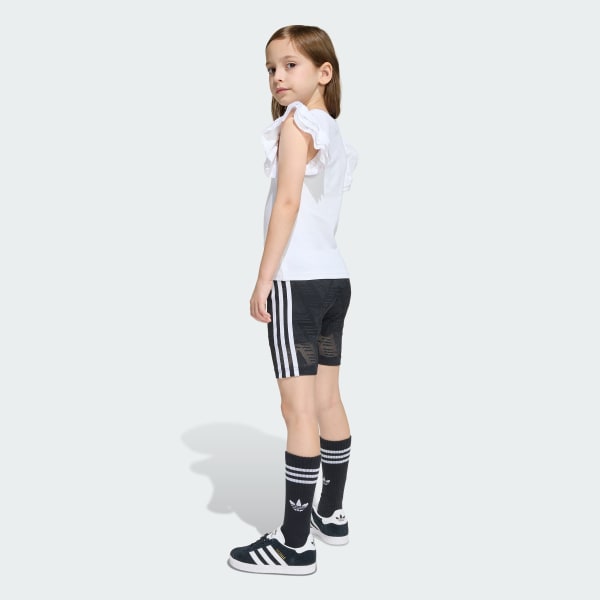 Weiss KURZES AOP CYCLING T-SHIRT-SET