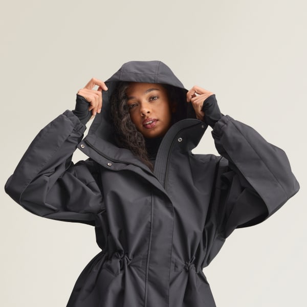 adidas by Stella McCartney Heavyweight Parka - Black | Free